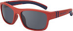 Micro Kids Sunglasses Polarized Red AC5461