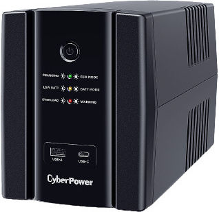 CyberPower UT1500EG UPS Line-Interactive 1500VA 900W με 4 Schuko Πρίζες