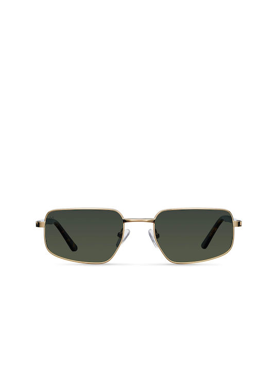 Meller Pita Sunglasses with Gold Frame and Green Polarized Lens PI-GOLDOLI