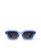 Meller Nayah Sunglasses with Blue Plastic Frame and Gray Polarized Lens NAY-LAPISCAR