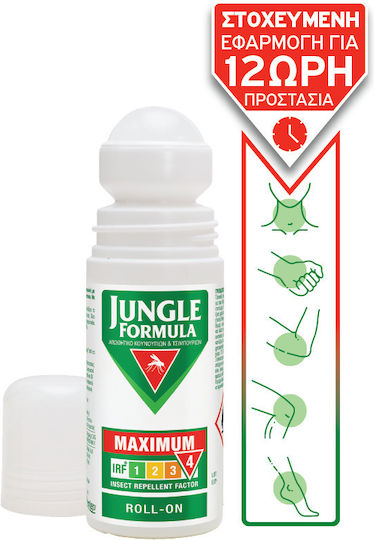 Jungle Formula Максимален Репелентна Лосион Рол Он / Стик DEET със Силно Действие 50ml