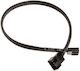 EK EK-Cable 4-Pin pwm - 4-Pin pwm Cable 0.3m Μαύρο