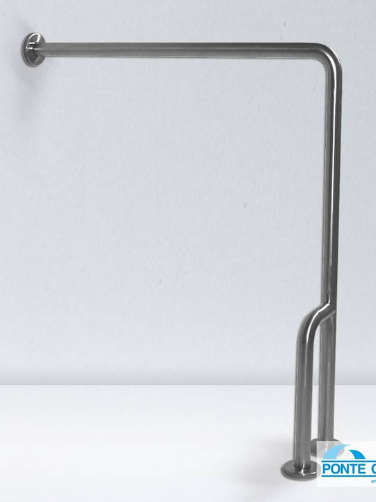 Ponte Giulio G56-JCS-38 Inox Bathroom Grab Bar for Persons with Disabilities 80cm Silver