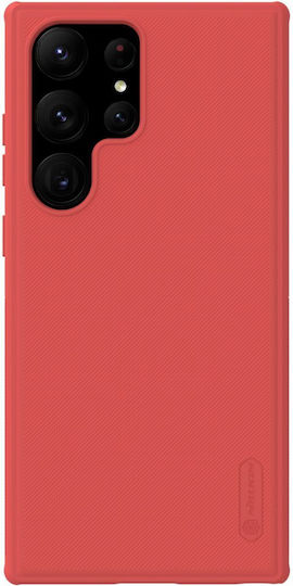 Nillkin Super Frosted Pro Задна корица Пластмаса Червен (Galaxy S23 Ultra)