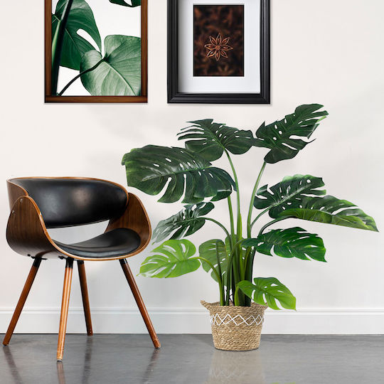 Plantă Artificială în Ghiveci Monstera Green 120cm GloboStar