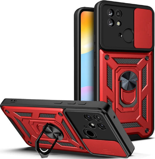 Bodycell Armor Slide Back Cover Πλαστικό Κόκκινο (Redmi 10C)
