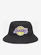 New Era Los Angeles Lakers Υφασμάτινo Ανδρικό Καπέλο Στυλ Bucket Μαύρο