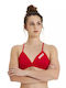 Arena Triangle Bikini Top Red