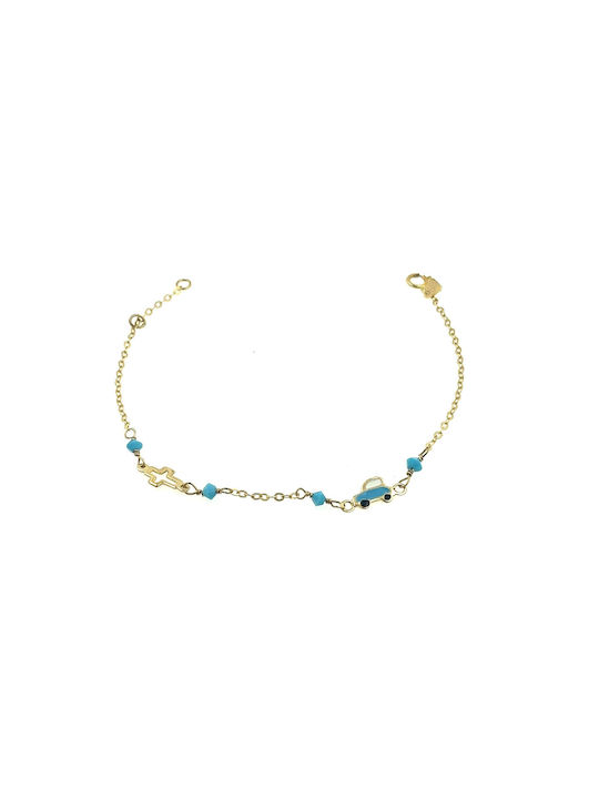 Children's bracelet in Gold 9K