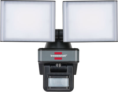 Brennenstuhl Connect Duo Floodlight Waterproof LED Floodlight 30W WiFi with Motion Sensor IP54