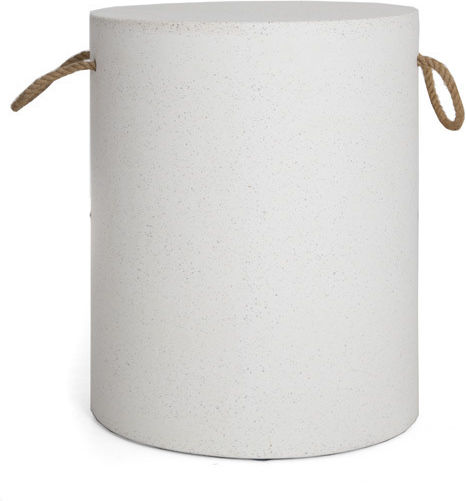 Σκαμπό Εξωτερικού Χώρου από Τσιμέντο Mauro Terazzo White 35x35x44cm