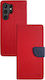 Sonique Trend Wallet Synthetic Leather Red / Da...