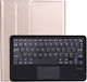 Touch Pad Flip Cover with Keyboard in English US Gold for iPad Pro 2018 11 Inch / iPad Pro 2020 11 Inch / iPad Pro 2021 11 Inch