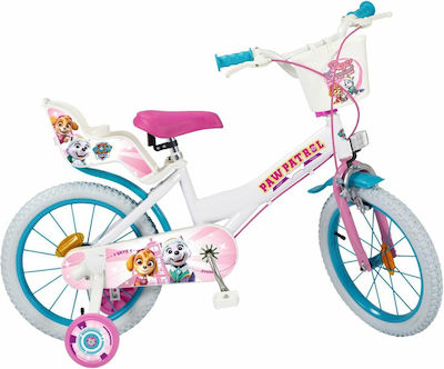 Toimsa Paw Patrol 16" Bicicletă pentru copii Bicicletă de Oras Alb