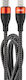 AMiO UC-17 Braided USB-C to Lightning Cable Μαύρο 1m (02929)