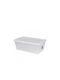 Plastic Storage Box with Lid Transparent 34x21x12cm