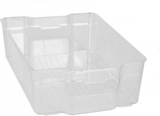 Kunststoff Aufbewahrungsbox mit Deckel Transparent 31.5x21x9cm 1Stück