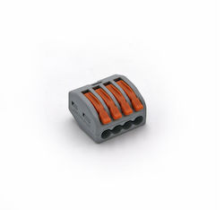 Adeleq Wire Connection Strip 4 Ports 32A 0.08-4.0 mm² 8-4854