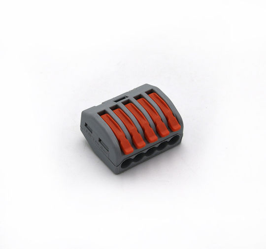 Adeleq Κλέμα Ταχείας Σύνδεσης 5 θέσεων 32Α 0.08-4.0 mm² 8-4855 1τμχ