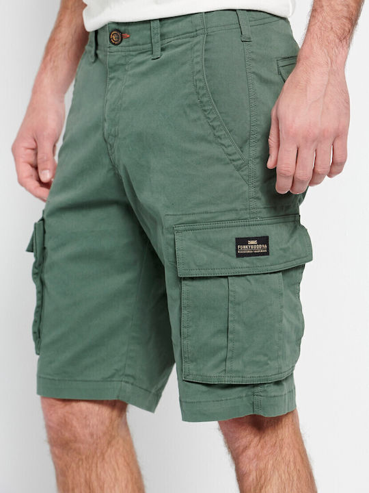 Funky Buddha FBM007-00203 Men's Shorts Cargo Du...