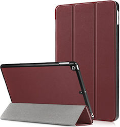 Techsuit Foldpro Flip Cover Synthetic Leather Burgundy (iPad 2019/2020/2021 10.2'') KF238170