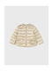 Mayoral Kids Quilted Jacket short Beige