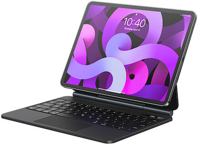 Baseus Brilliance Klappdeckel Kunststoff mit Tastatur Englisch US Gray (iPad Pro 2018 11" / iPad Pro 2020 11" / iPad Pro 2021 11") ARJK010016