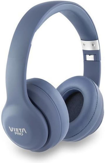 Vieta Pro Swing Wireless / Wired Over Ear Headphones with 20 hours of Operation Blue