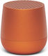 Lexon Mino Wasserdicht Bluetooth-Lautsprecher 3W mit Batterielaufzeit bis zu 2 Stunden Orange