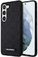 Karl Lagerfeld Saffiano Mono Metal Logo Umschlag Rückseite Synthetisches Leder / Kunststoff Schwarz (Galaxy S23+)