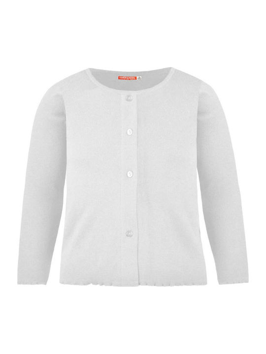 Kids Cardigan Cotton Ecru