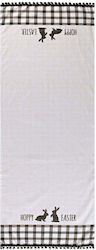 Kentia Easter Tablecloth Fabric 140x45pcs in White color