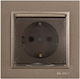 Mono Electric Despina Power Socket Beige 1pcs