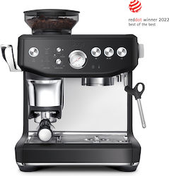 Sage The Barista Express Impress SES876BTR4EEU1 Automatische Espressomaschine 1850W Druck 15bar für Cappuccino mit Mahlwerk Schwarz