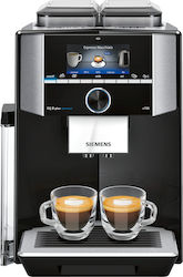 Siemens TI9573X9RW Mașină Espresso Automată 1500W Presiune 19bar pentru Cappuccino cu Râșniță și Wi-Fi Neagră