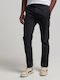 Officers Trousers Chino in Slim Fit Jet Black
