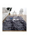 My Home Luxury Anti-slip Rug Rectangular Shaggy Black