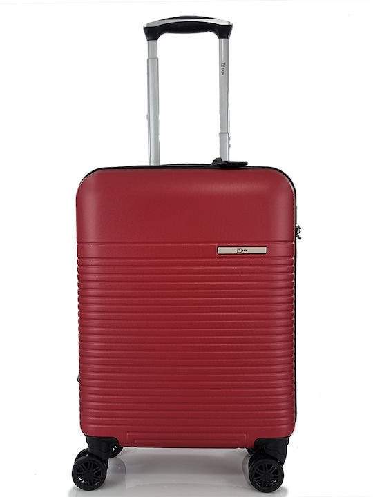 Rain C Reisekoffer Kabine Hart Rote mit 4 Räder Höhe 55cm