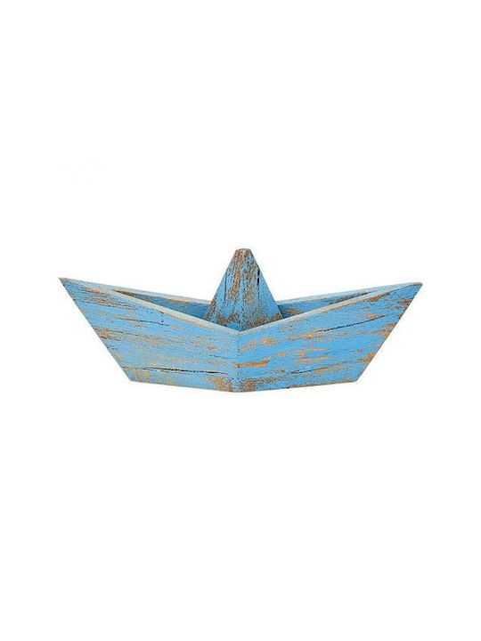 Decorative Wooden Boat Silicon Wooden Boat 20cm.