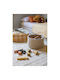 Bean Bag Chair Bolster Waterproof Vichy Ecru 40x40x20cm