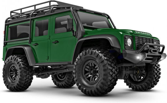 Traxxas Land Rover Defender Τηλεκατευθυνόμενο Αυτοκίνητο Crawler Πράσινο