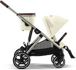 Cybex Καρότσι Μωρού Gazelle S Tpe Silver Frame Seashell Beige