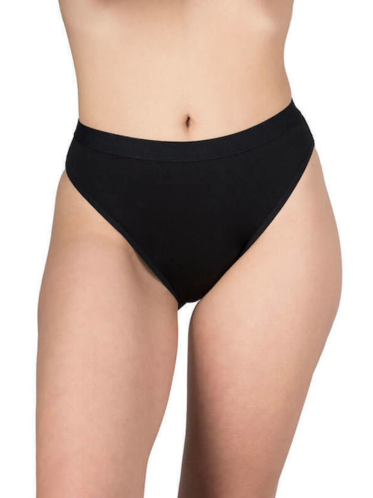 A.A UNDERWEAR Baumwolle Damen Slip Schwarz