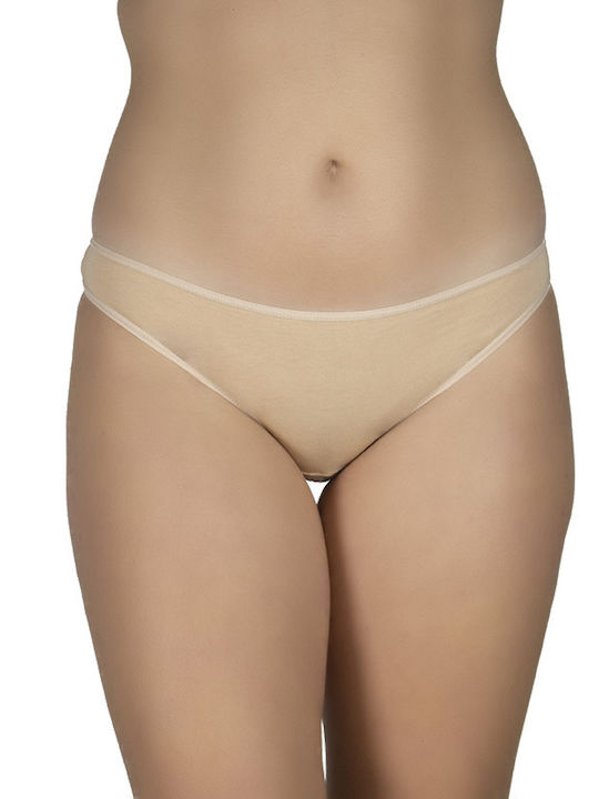 A.A UNDERWEAR Cotton Women's Slip Beige