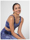 Frauen Sport-BHs Sport-BH Blau