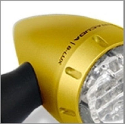 Barracuda Flash Motocicletă Auriu LED 2buc