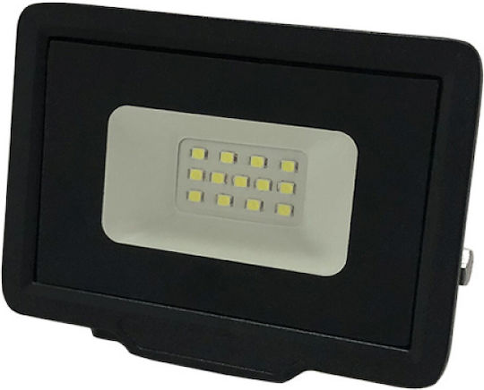 Jager Στεγανός Προβολέας LED 10W Ψυχρό Λευκό 6000K IP65