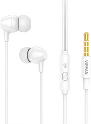 Vipfan M16 In-ear Handsfree Ακουστικά με Βύσμα 3.5mm