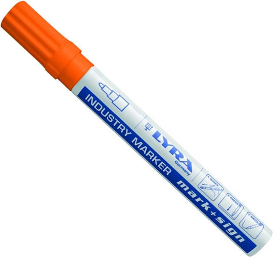 Lyra L Permanent Marker 2mm Orange 1pcs