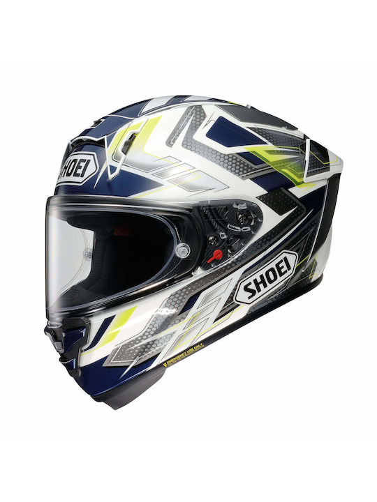 Shoei X-SPR Pro Full Face Helmet ECE 22.06 1450gr Escalate TC-2 01SPRPETC2-S